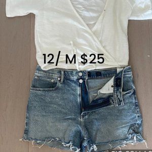 Shorts (12) and shirt (M)